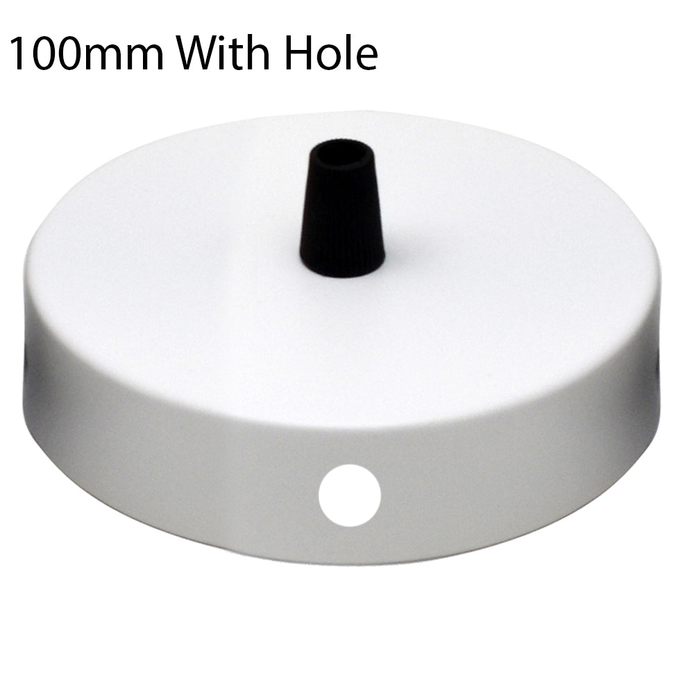 100 mm Diameter Ceiling Rose Single Point Drop Outlet Light Fitting ~1133