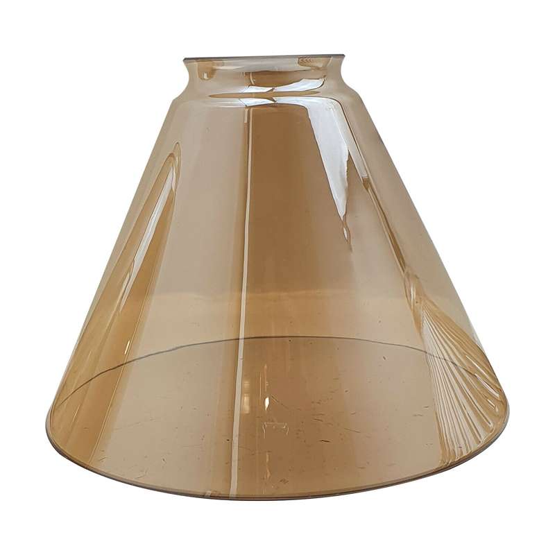Vintage Retro Style Amber Glass Ceiling Pendant Light Lampshade
