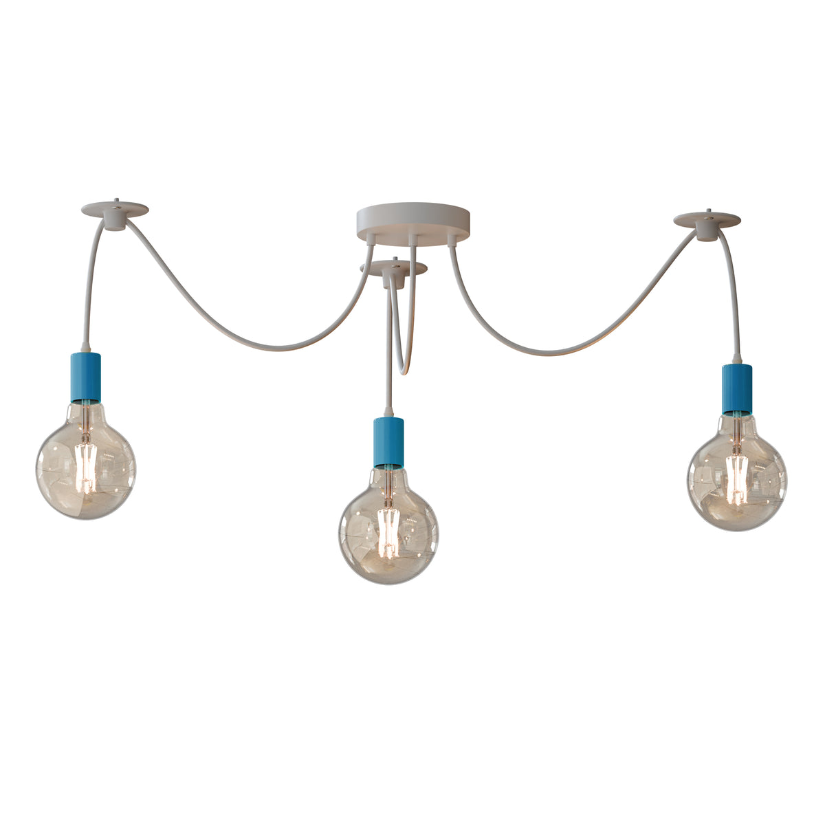 3 Head Industrial Spider Pendant Light~4098
