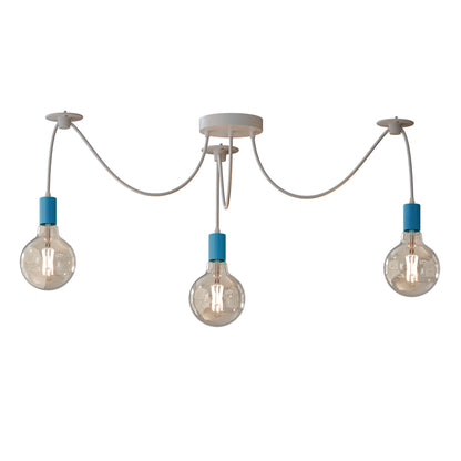 3 Head Industrial Spider Pendant Light~4098