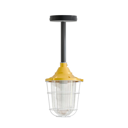 Industrial Pipe Conduit Pendant lights Metal Fisherman Cage~4202