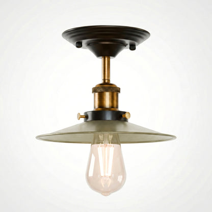 Industrial Semi Flush Mount LED Ceiling Light~4047