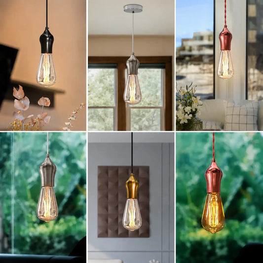 Edison screw lamp holder