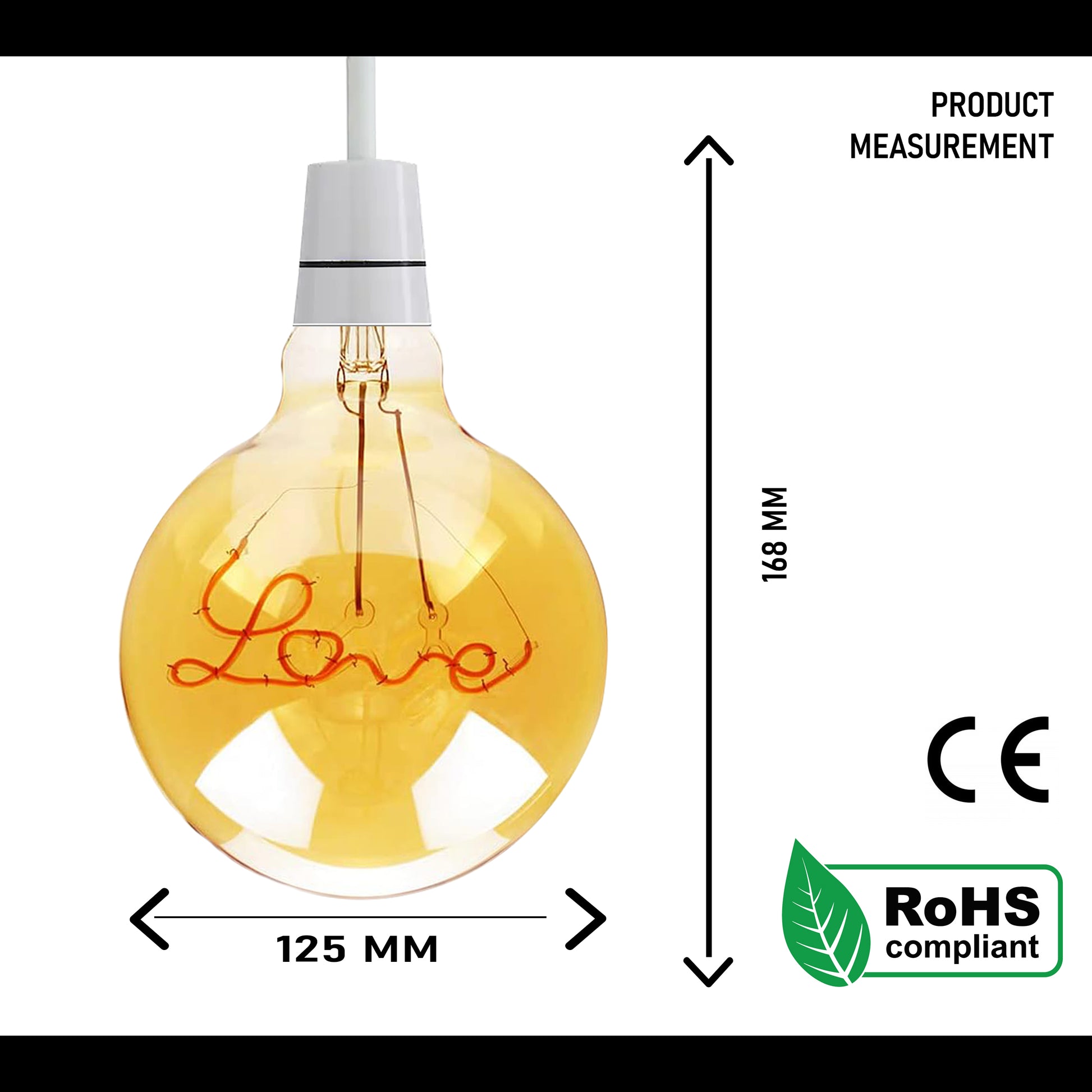 Edison style light bulb