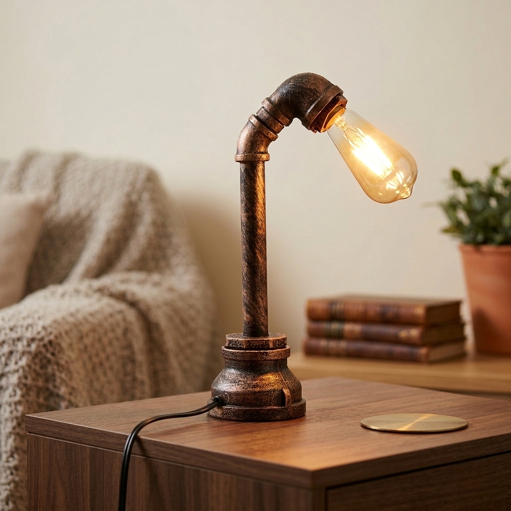 E27 Table Lamp Desk Accent Vintage Edison Steampunk Table Lamps~ 3360