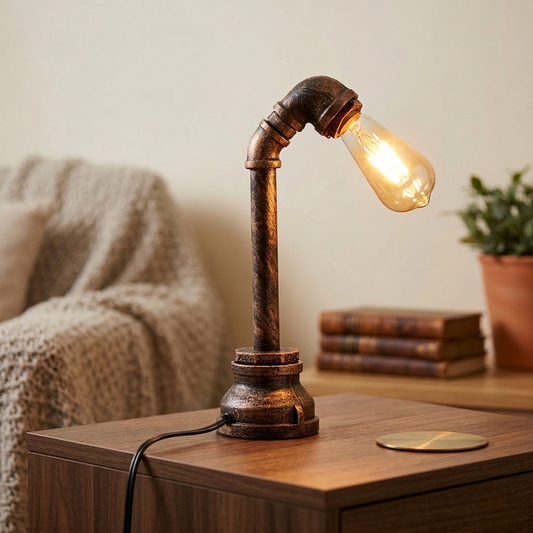 E27 Table Lamp Desk Accent Vintage Edison Steampunk Table Lamps~ 3360