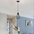 Good for Hallway Vase shaped Pendant Light Wire Cage