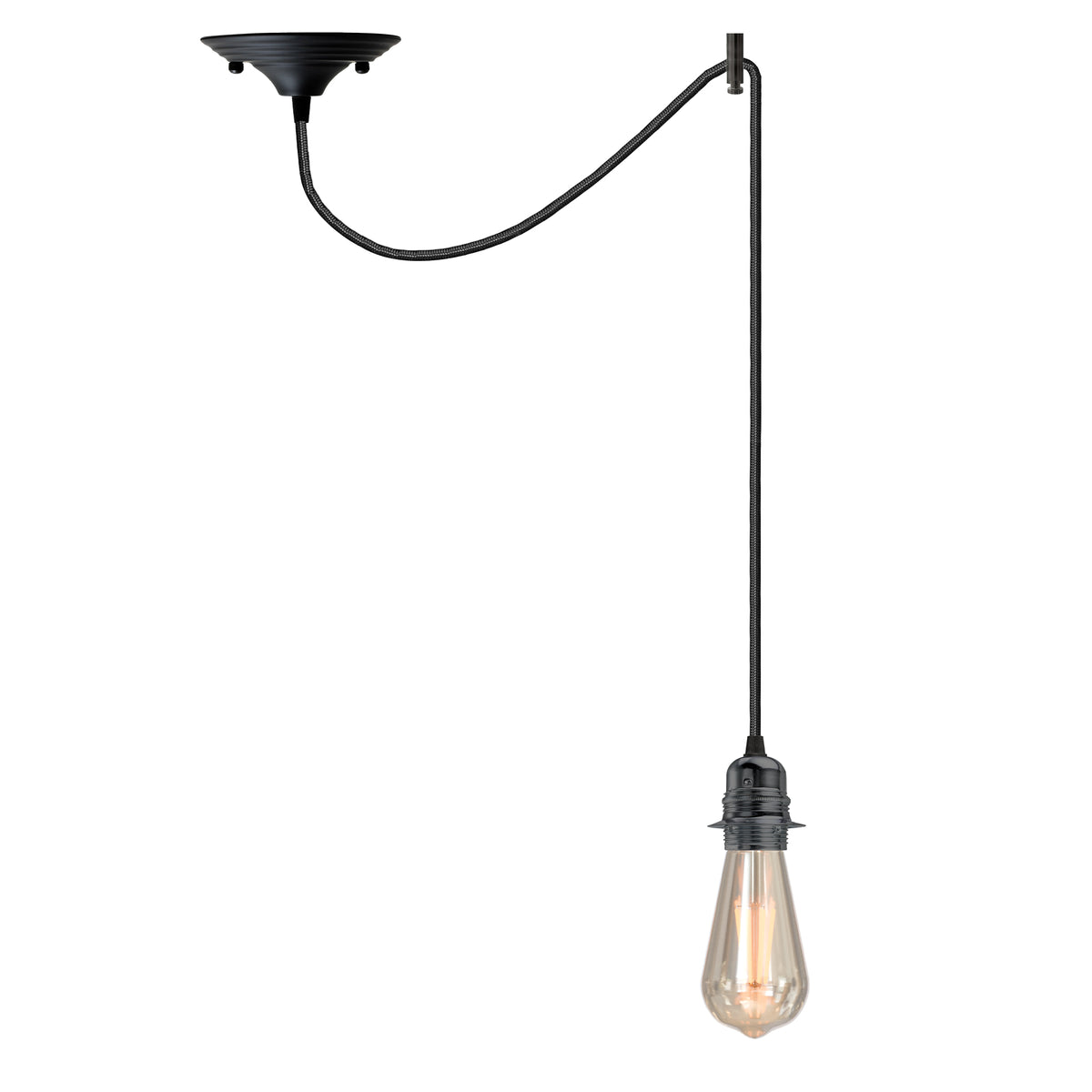 Vintage E27 Modern Hanging Hemp Retro Lamp ~3857 - Vintagelite