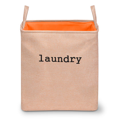 Large Laundry Hamper Bag Jute Clothes Storage Baskets Home Clothes Barrel Bags ~ 3529