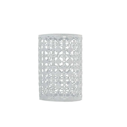 Easy Fit Cylindrical Pendant Light Pattern Metal Drum Lampshade