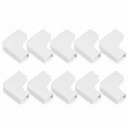 10Pcs Electric Cables Trunking TEE Connectors~4184