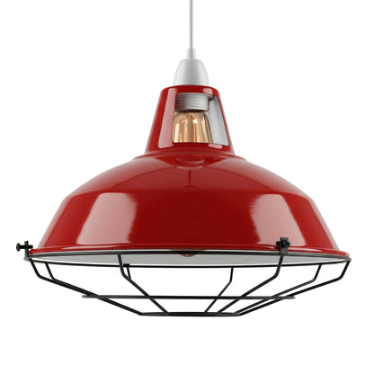 31.5cm Industrial Metal Lampshade, Modern Ceiling Pendant Light Shade