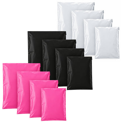 60 Mixed Size Plastic Self Seal Mail Postage Bags ~4074