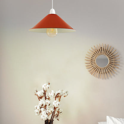 orange easy fit lamp shades for Kitchen, Living Room, Bar, Hallway