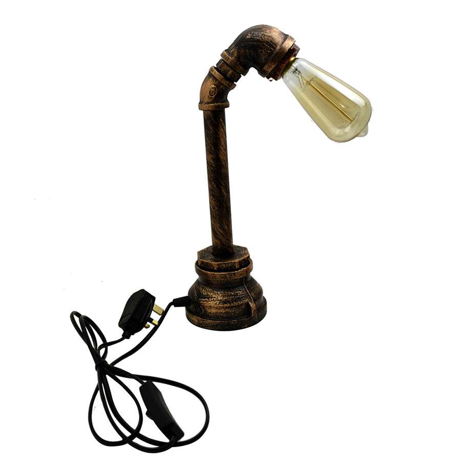 Water Pipe Table Lamp E27 Base Holder - BC