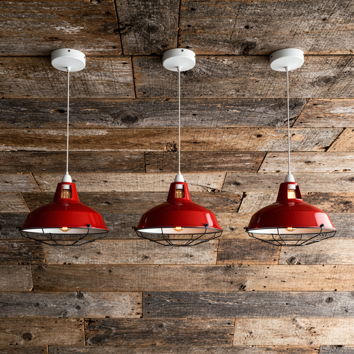 31.5cm Industrial Metal Lampshade, Modern Ceiling Pendant Light Shade