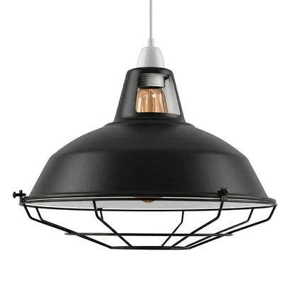 Light shade with Protective cage
