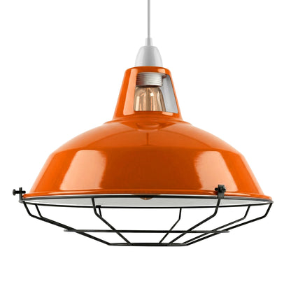31.5cm Industrial Metal Lampshade, Modern Ceiling Pendant Light Shade