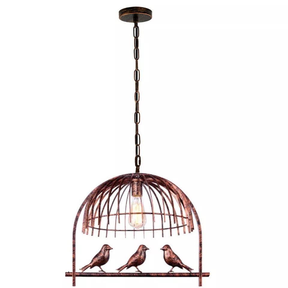 Unique Birdcage Pendant Fixture | Modern Style with Hanging Chain~2101 - Vintagelite