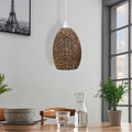 Industrial Rattan Pendant Light Shade