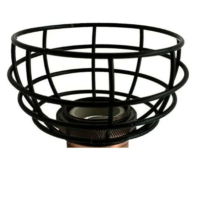 Retro Black Wire Cage Pendant Light – Stylish & Effortless Metal Lampshade for Easy Fit