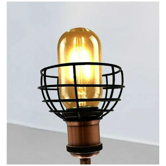 Retro Black Wire Cage Pendant Light – Stylish & Effortless Metal Lampshade for Easy Fit-Application  1
