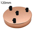 120mm Green Brass 4 Outlet Metal Ceiling Rose~1800 - Vintagelite