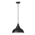 Curvy Metal Shade Pendant Light  E27 29cm Metal Shade~4151