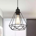 Modern Metal Diamond Shape Wire Cage shade ~3735 - Vintagelite