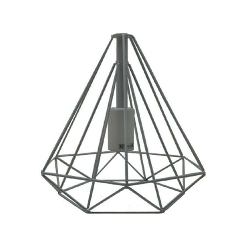 Industrial Diamond Cage Hanging Lights~1772