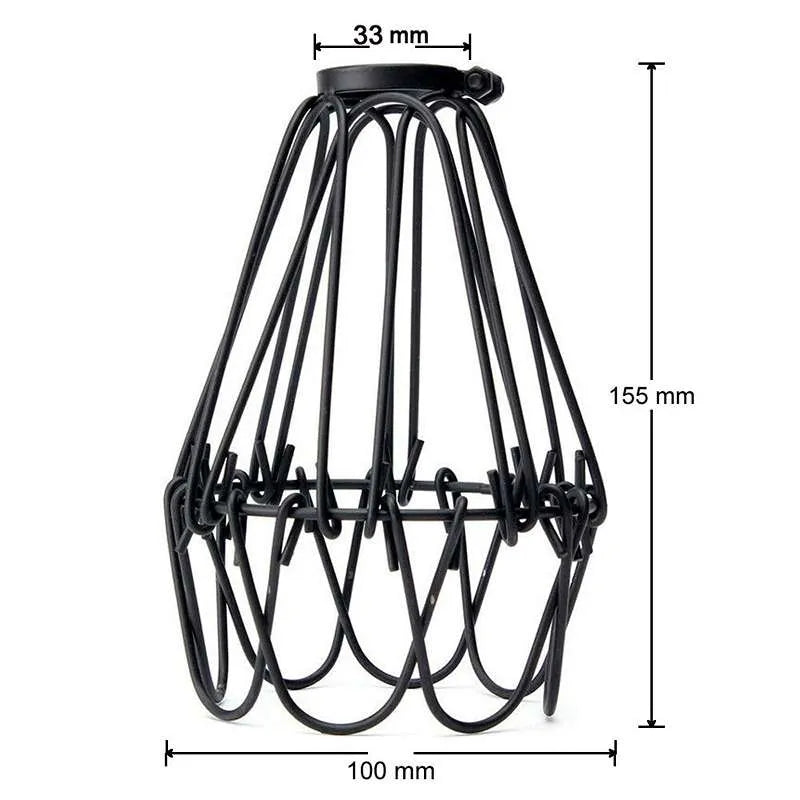 Water Lily Shape Easy Fit Pendant Light Shade Metal Wire Cage~3223