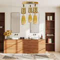 Modern 3 Way Semi Flush Ceiling Light~3956