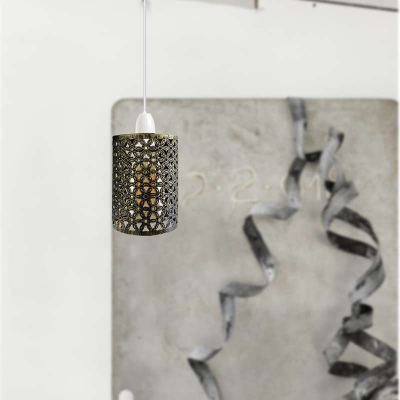  Modern Industrial Retro Cage Ceiling Hanging Pendant Lamp- Application image