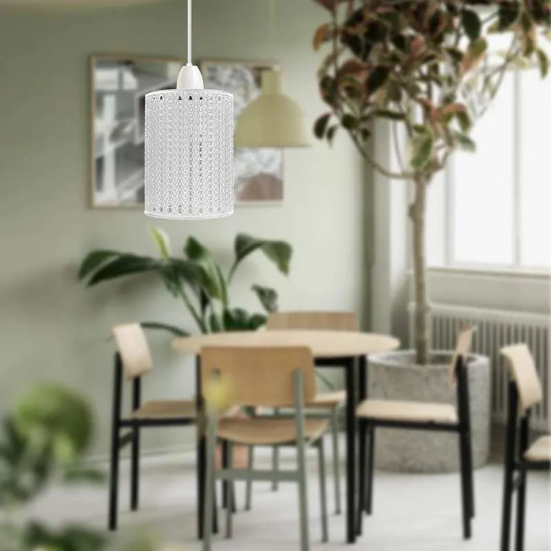 Modern Cage Ceiling Pendant Light Shade Easy Fit Lampshade ~3187