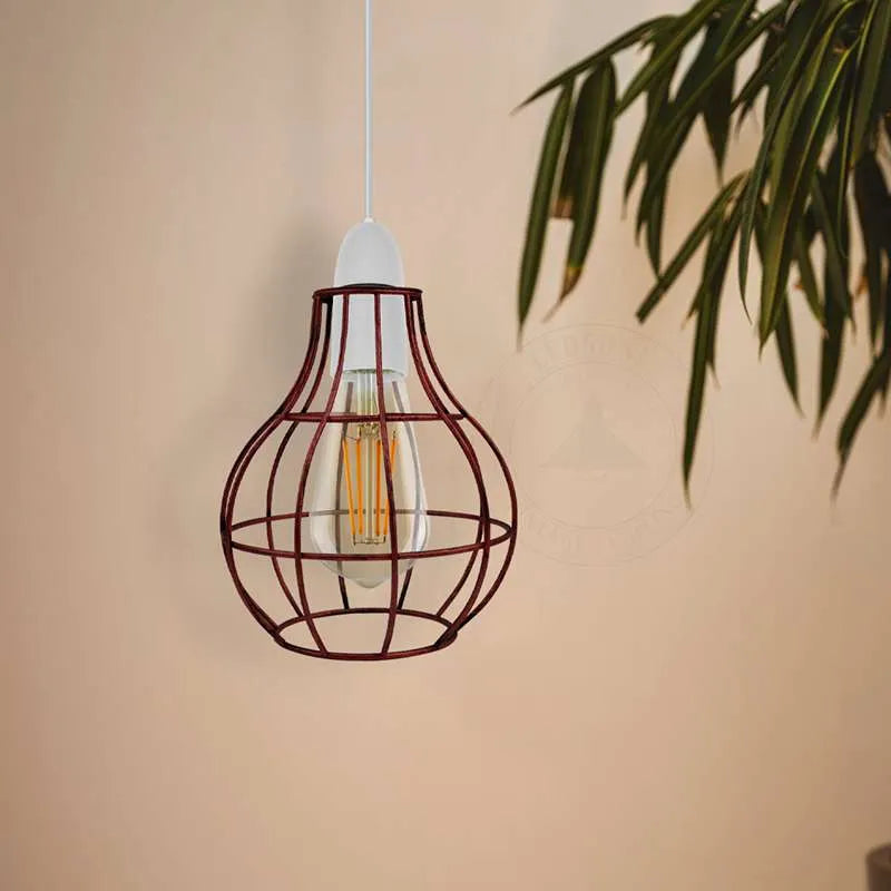 Wire Cage vase lamp Shade 