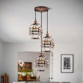 3 Head Wire Cage Hanging Pendant Light.main image