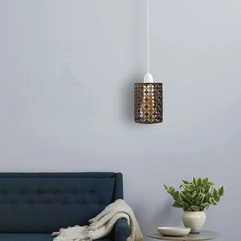 Easy Fit Cylindrical Pendant Light Lampshade~3188