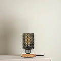 beautiful bedside wooden base Lamp