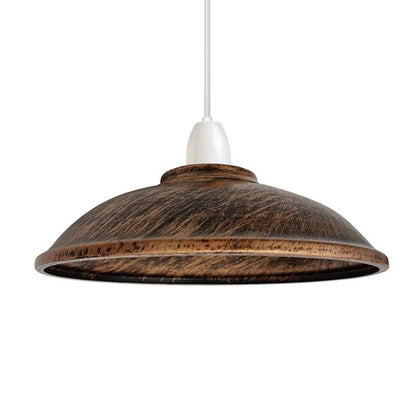 brushed copper pendant ceiling shade