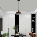 Modern Retro Dome Metal Shade Ceiling Hanging Pendant Light-Application Image