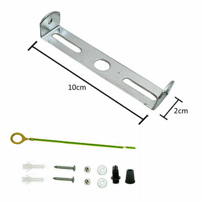 Ceiling Rose Light Fixing 100mm Bracket Strap Brace Plate With Accessories~1594