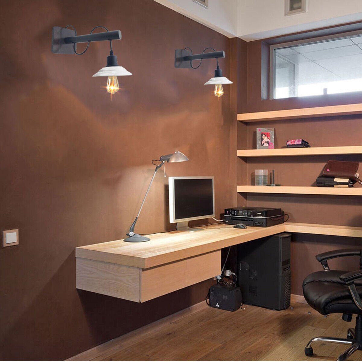 contemporary wall lights brighten your living room