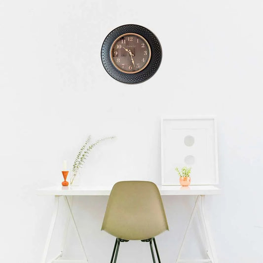 Wall Clock Vintage Number Black Antique Round Battery Clock - Application