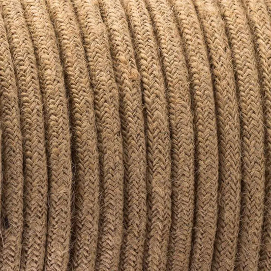 hemp fabric lighting cable
