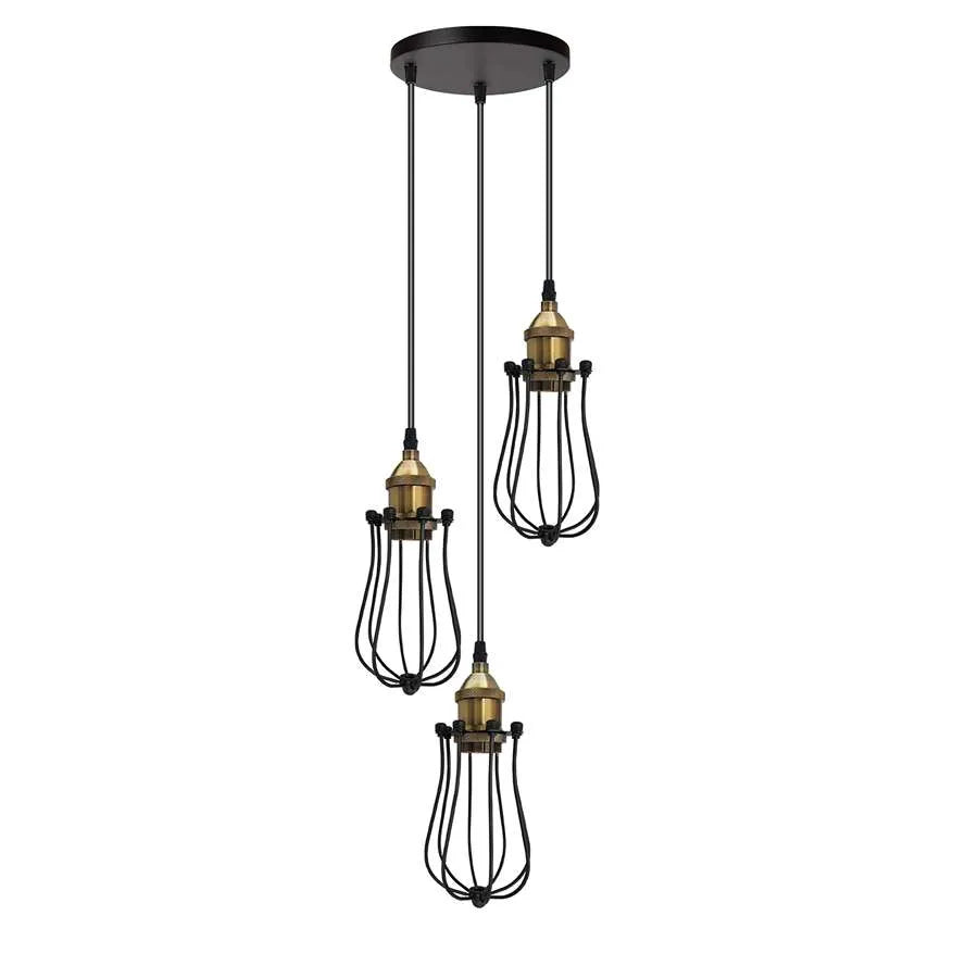 3 Head Pendant Light Without Blubs