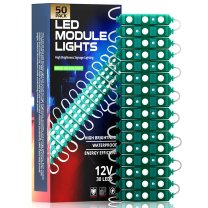 50/100 Pcs 12V 1.5W LED Module Light  IP65 Waterproof 50 PACK ~4144
