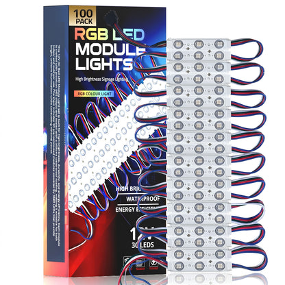 12V 1.5W LED Module Light   IP65 Waterproof 100 Pack ~4147