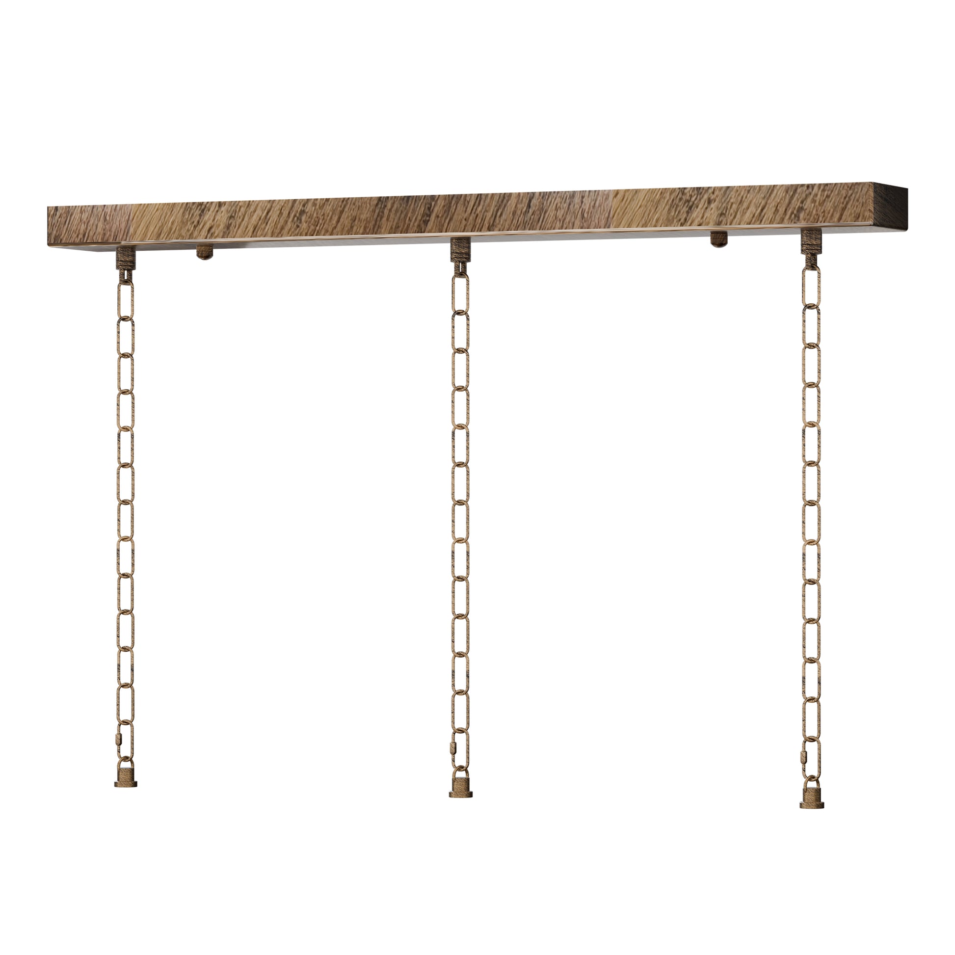 3 Outlet Ceiling Rose Pendant Lighting Fixture 50cm x 6cm Metal Fitting ~1195 - Vintagelite