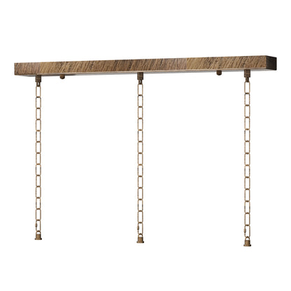 3 Outlet Ceiling Rose Pendant Lighting Fixture 50cm x 6cm Metal Fitting ~1195 - Vintagelite