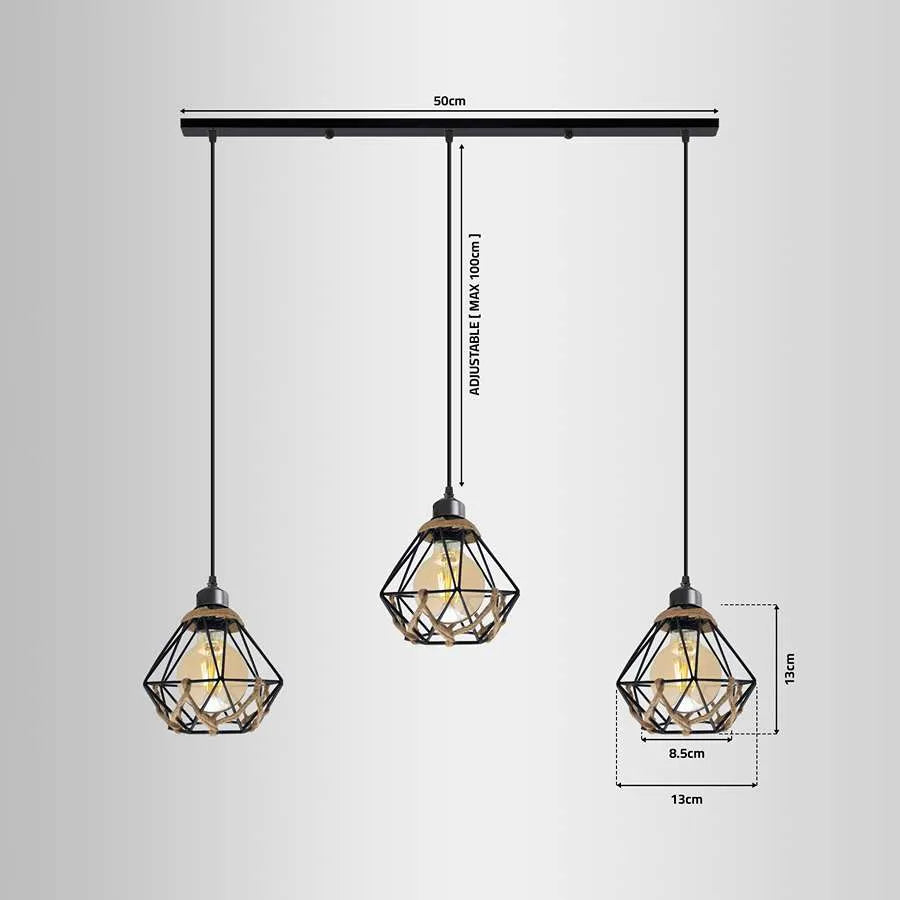 industrial ceiling light for bar